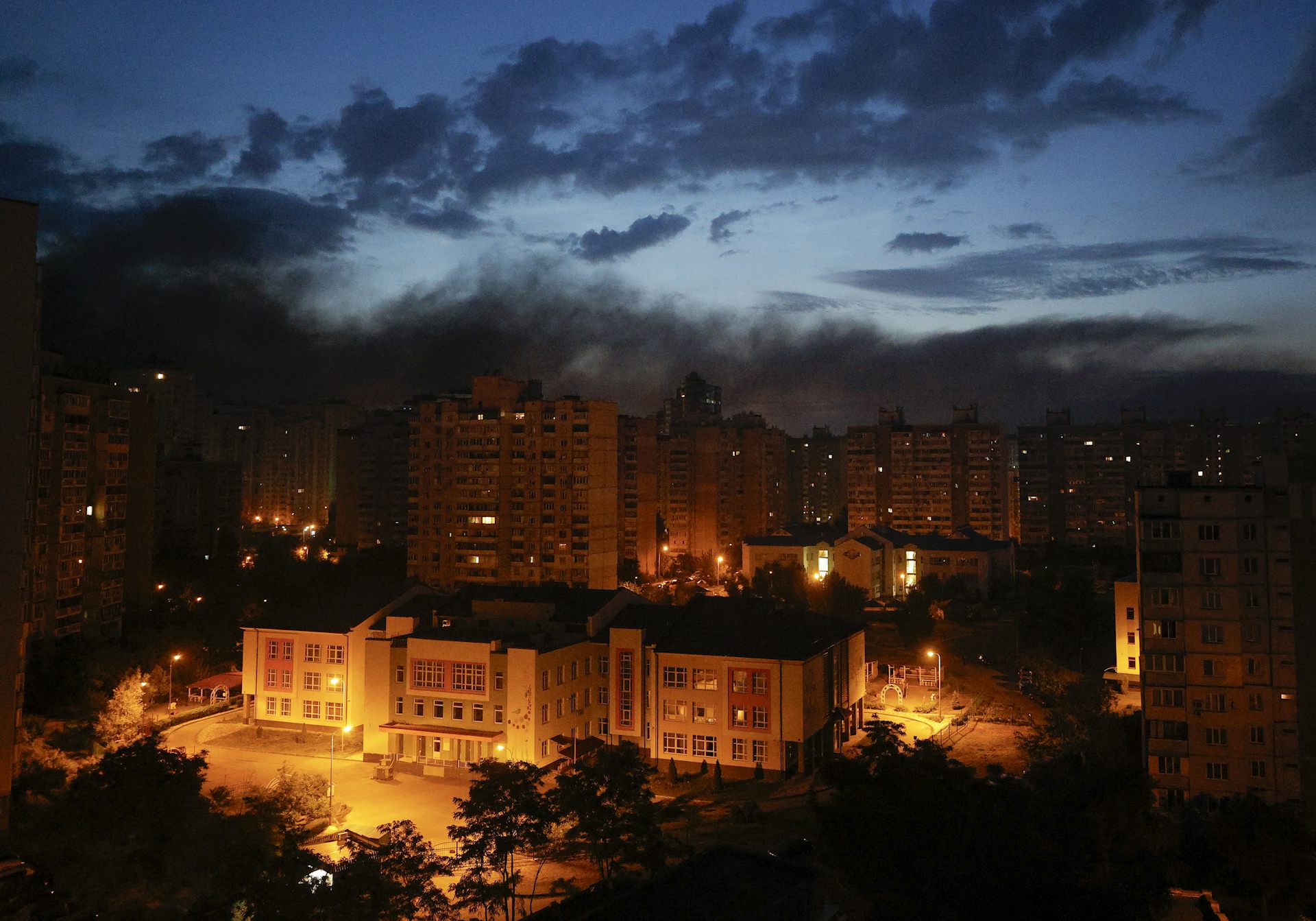 Kyiv under air attack, July 6.