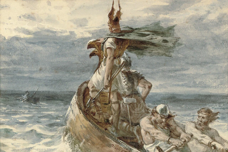 Vikings Heading for Land