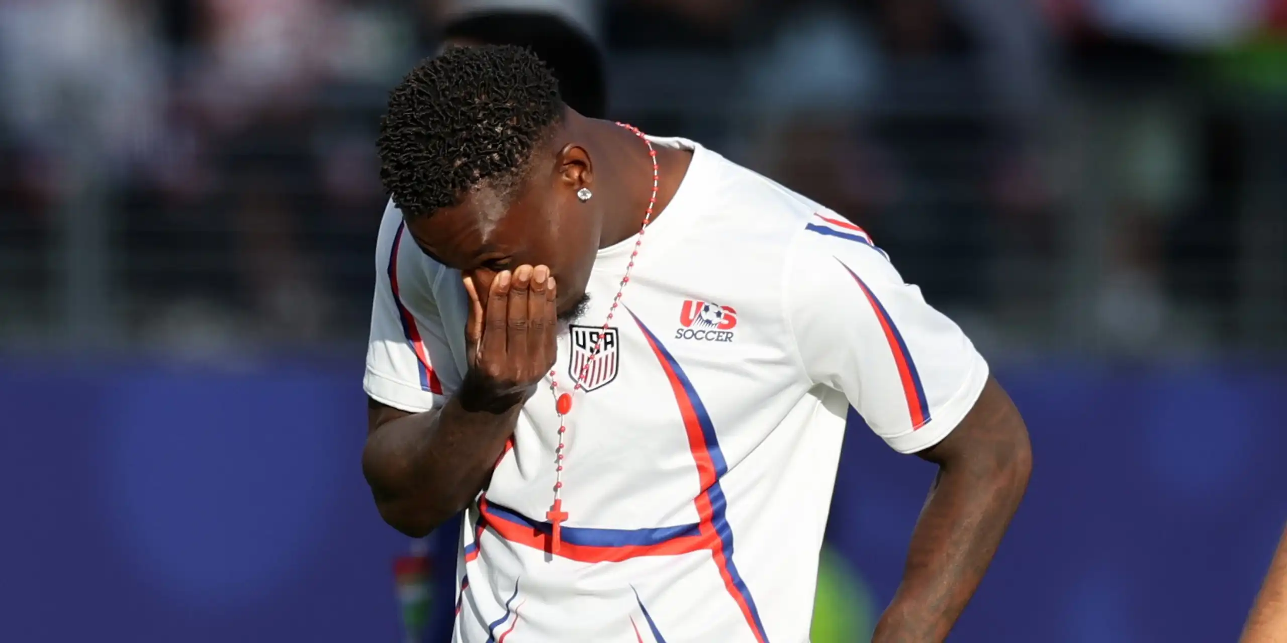 US men's team striker Folarin Balogun
