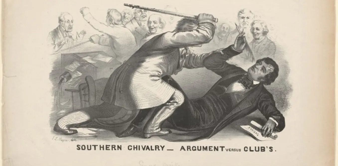 PoliticsWireDaily — When a congressman beat a senator unconscious, America confronted the limits of free speech