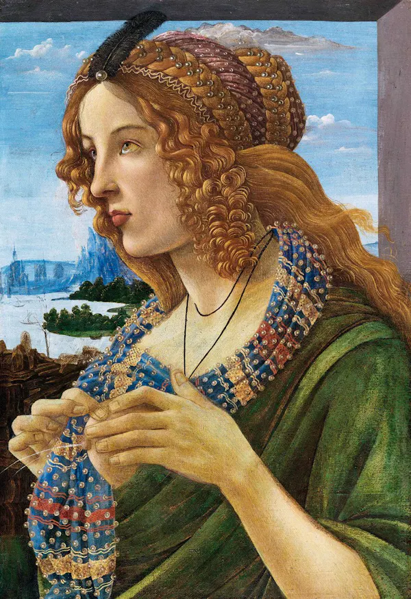 Botticelli's muse, Simonetta Vespucci.