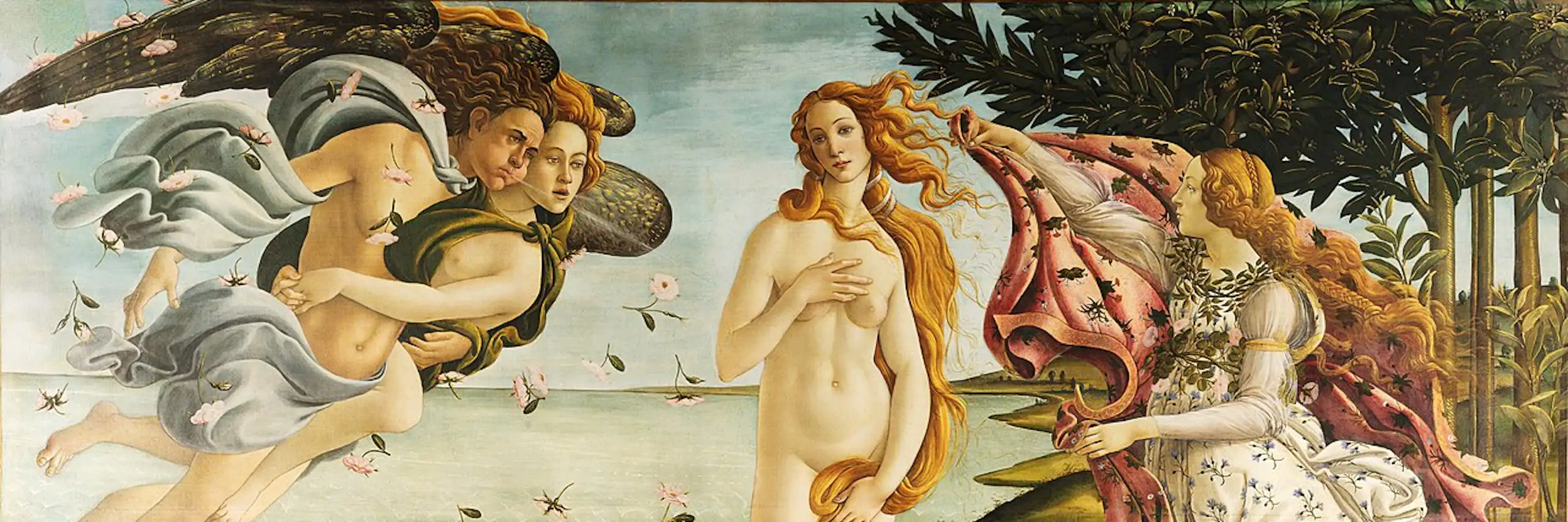 Sandro Botticelli's the birth of Venus.