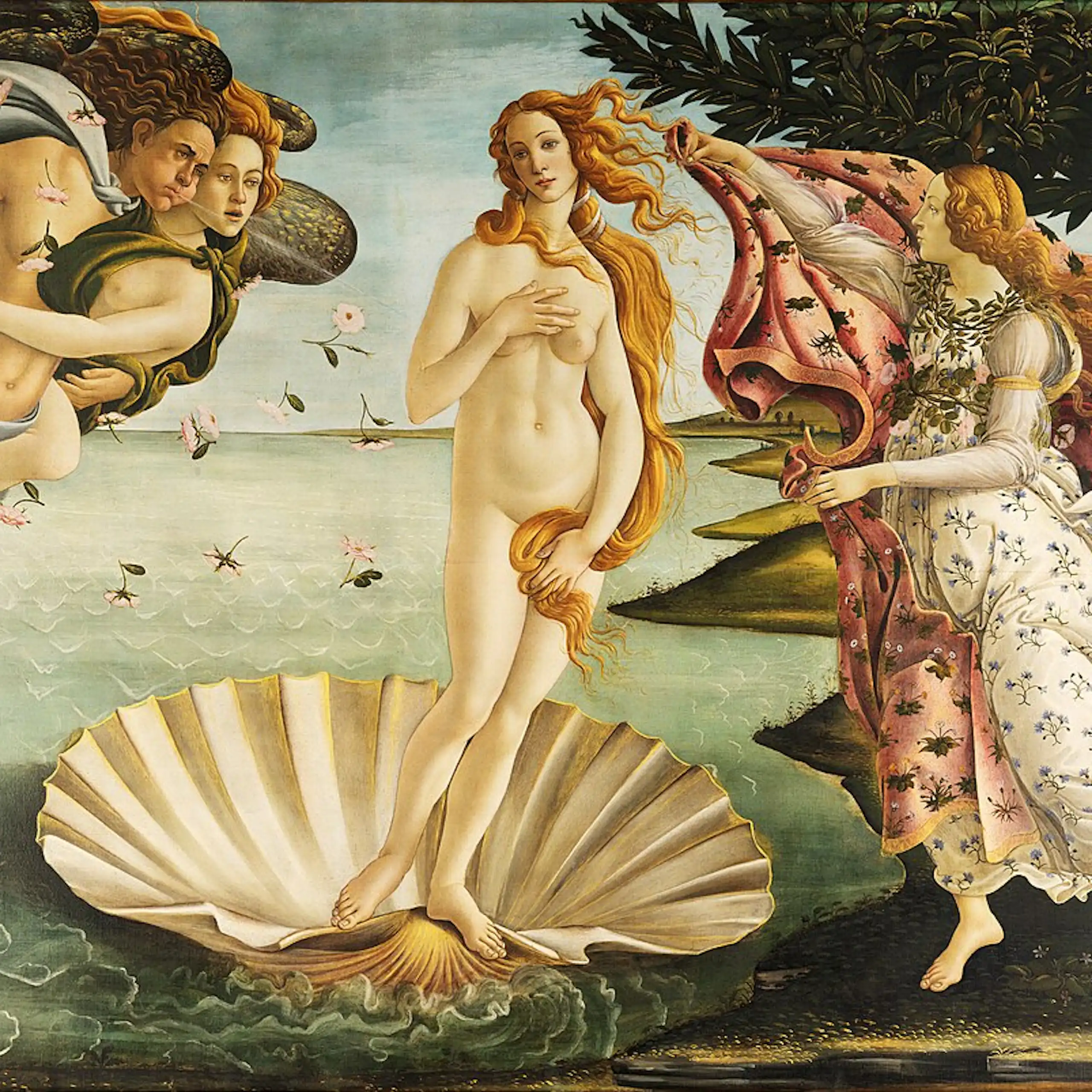 Sandro Botticelli's the birth of Venus.