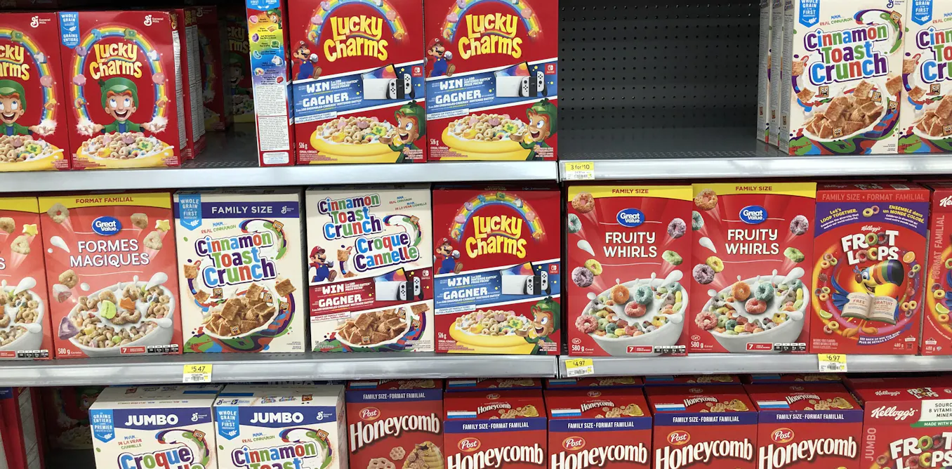 Children’s cereals promise breakfast fun and nutrition, but are still high in sugar Children’s cereals promise breakfast fun and nutrition, but are still high in sugar