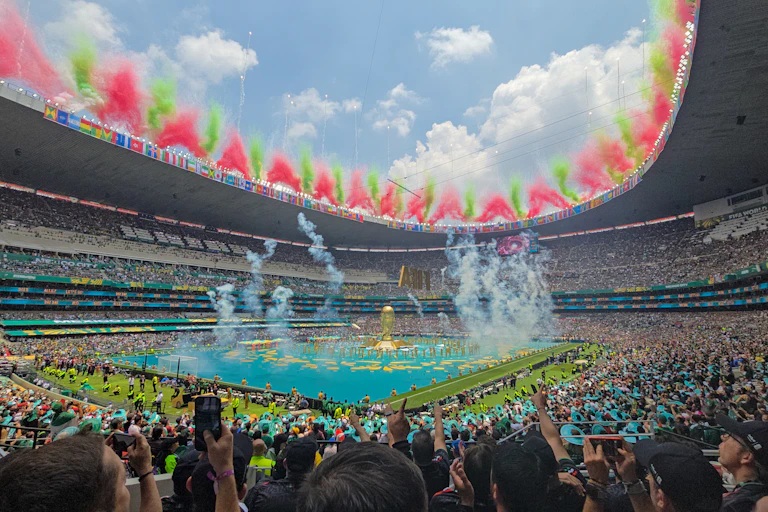 Estadio Azteca de la ciudad de México el día que se inauguró el Mundial de 2026.
