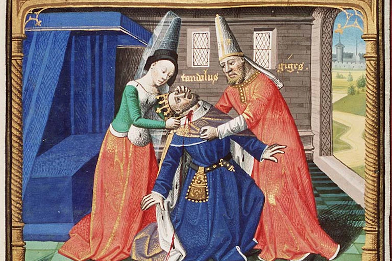 Manuscrit enluminé de la Cité de Dieu par Maître François