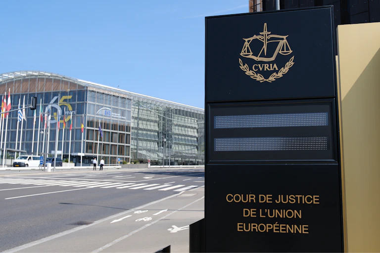 Exterior view of the Court of Justice of the European Union in Luxembourg.