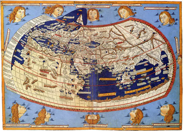 Ptolemy's map of the known world.