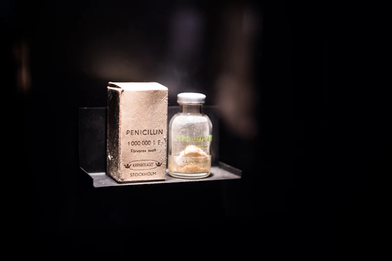 Penicillin bottle.
