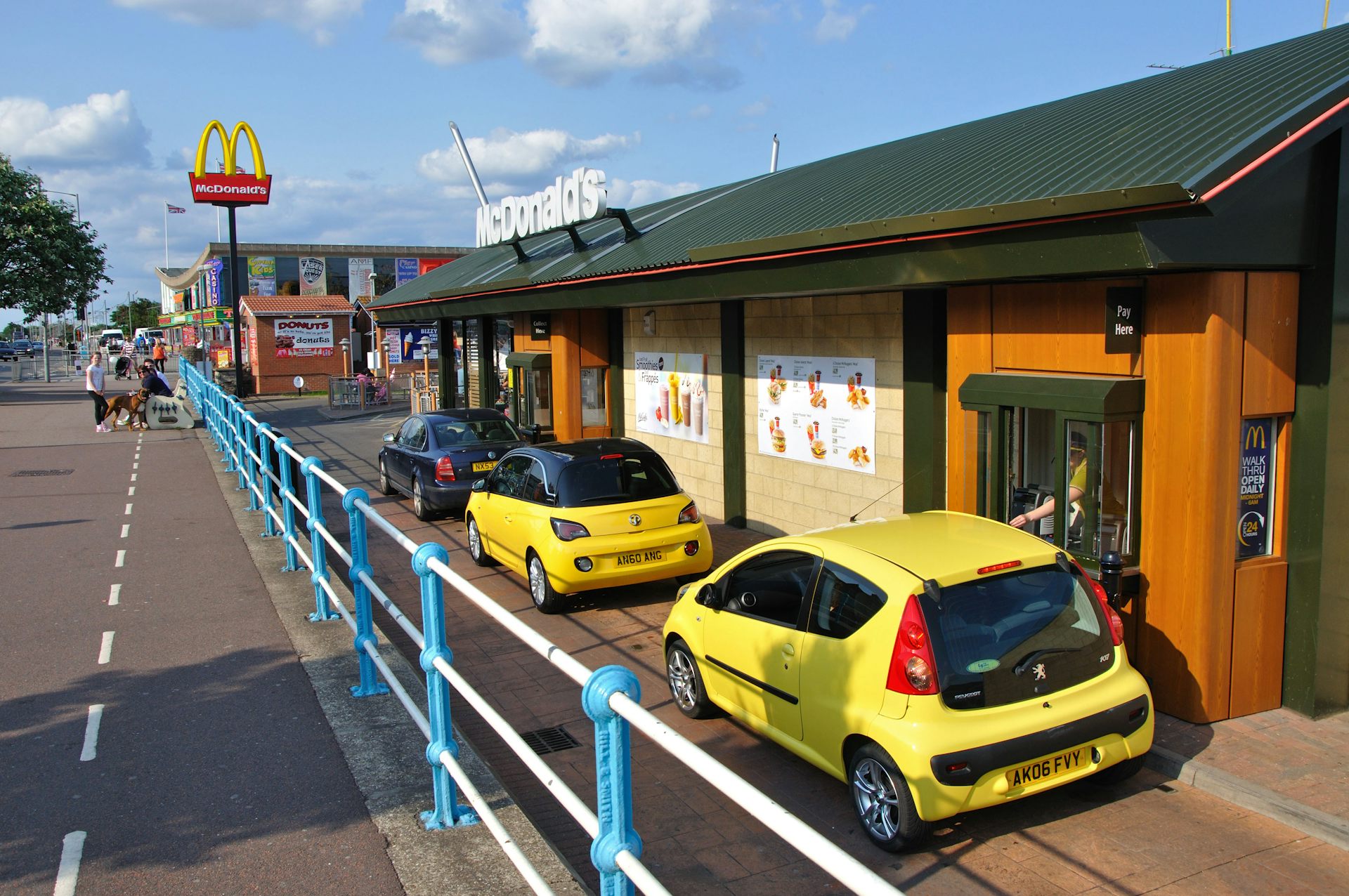 McDonald's drive through in Skegness