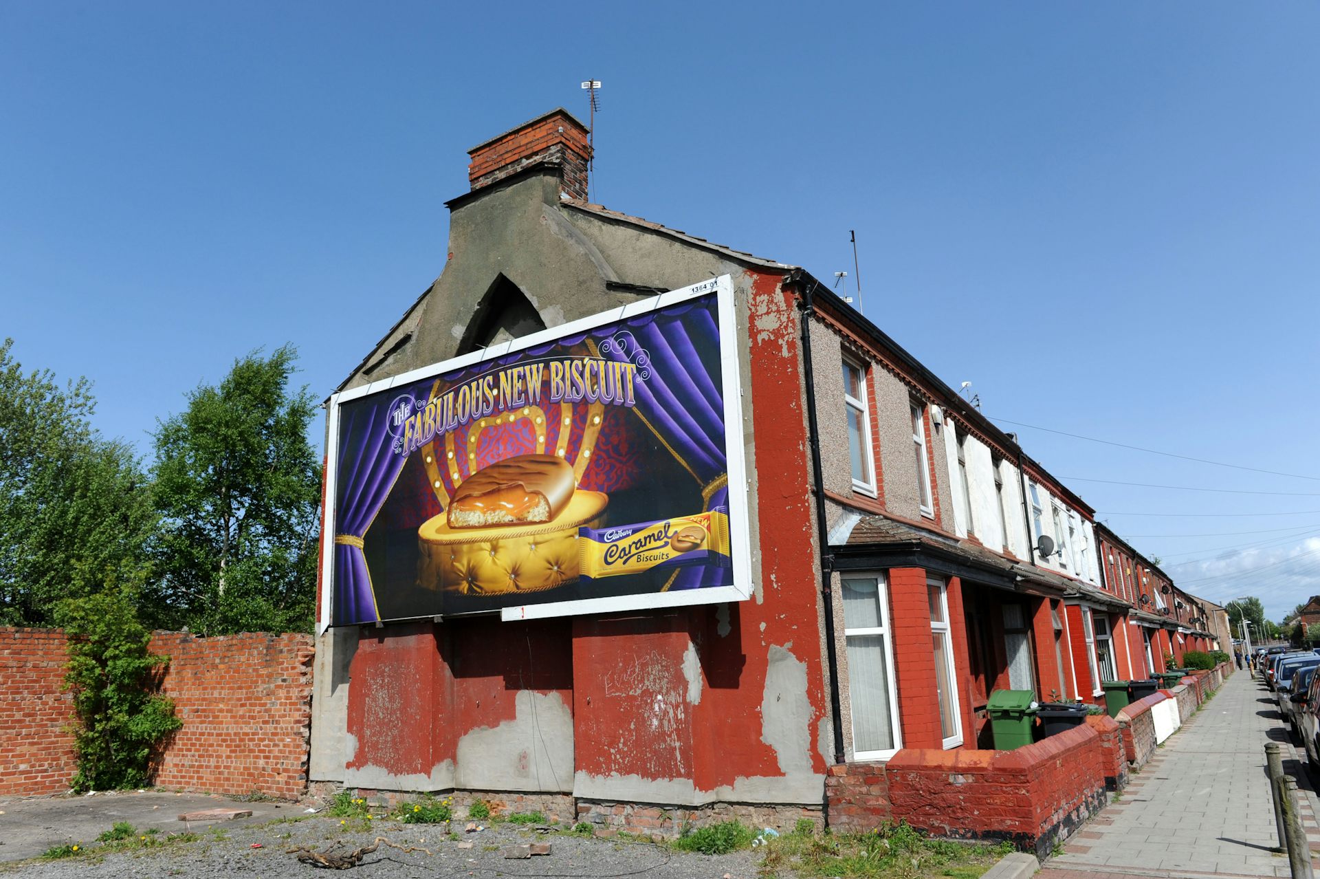 Billboard advertising chocolate