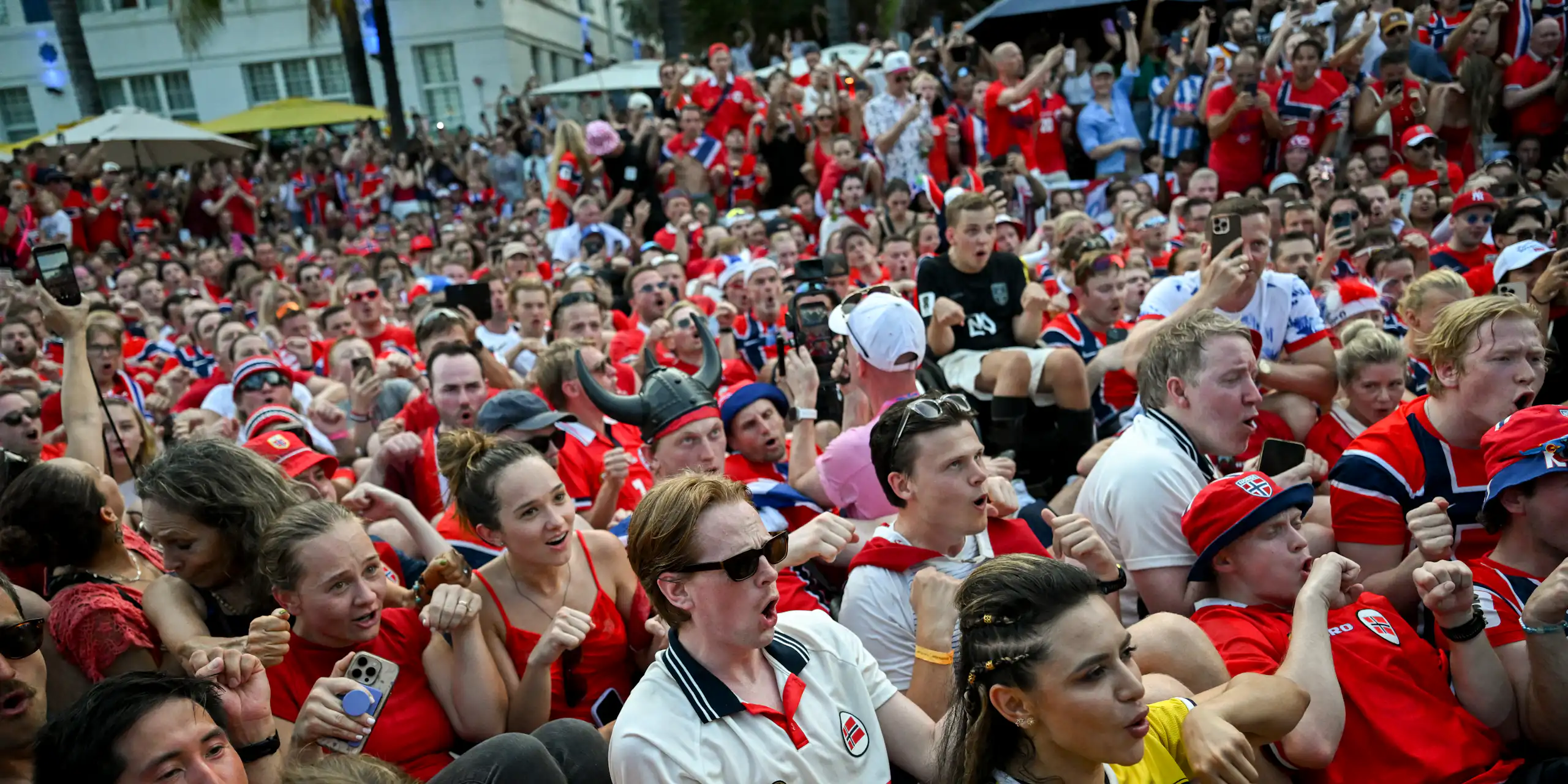 World Cup fans in Miami Beach