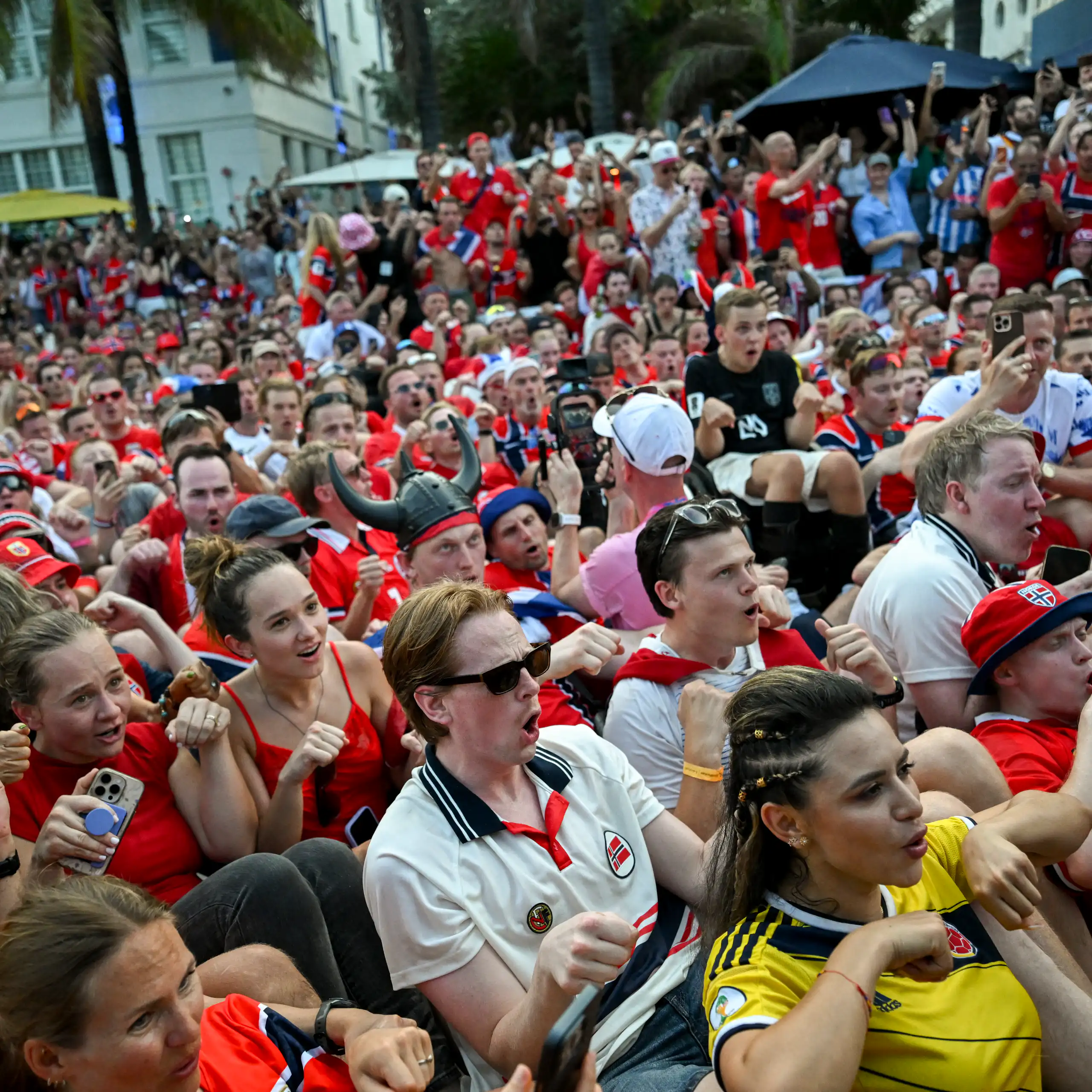 World Cup fans in Miami Beach