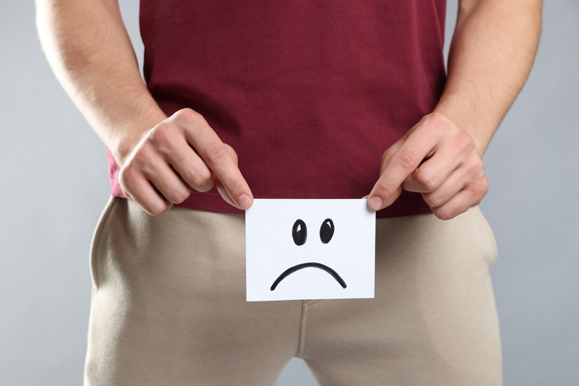 Illustration of a man with an STD