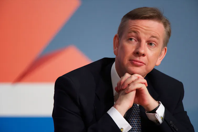 Michael Gove as education secretary