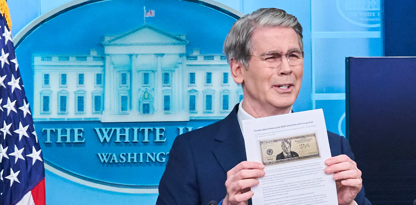 Featuring Trump on US coins and bills would put America in rare company