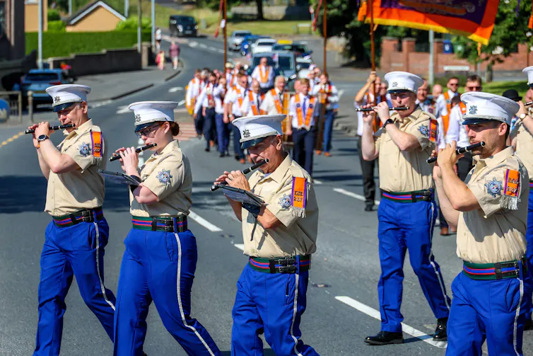 Orange Order march in Northern Ireland