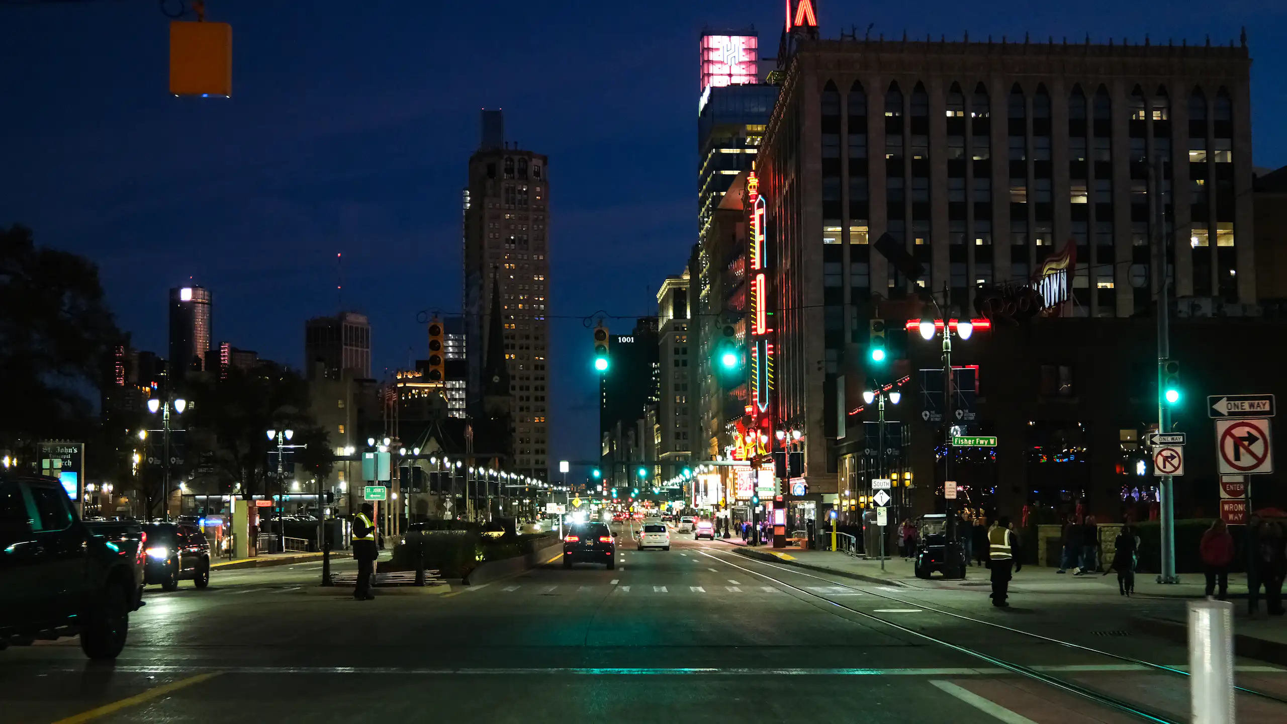 View of downtown Detroit