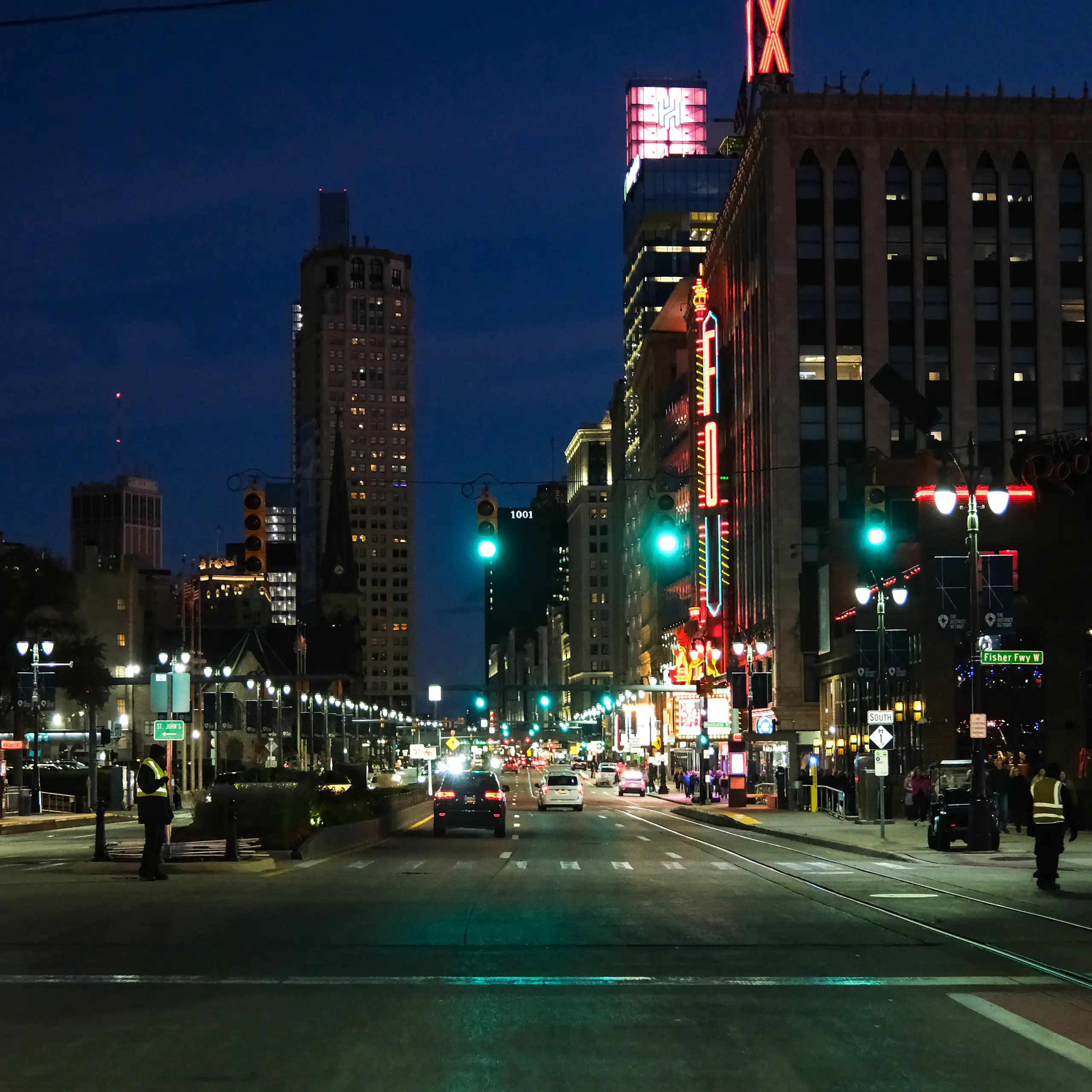 View of downtown Detroit