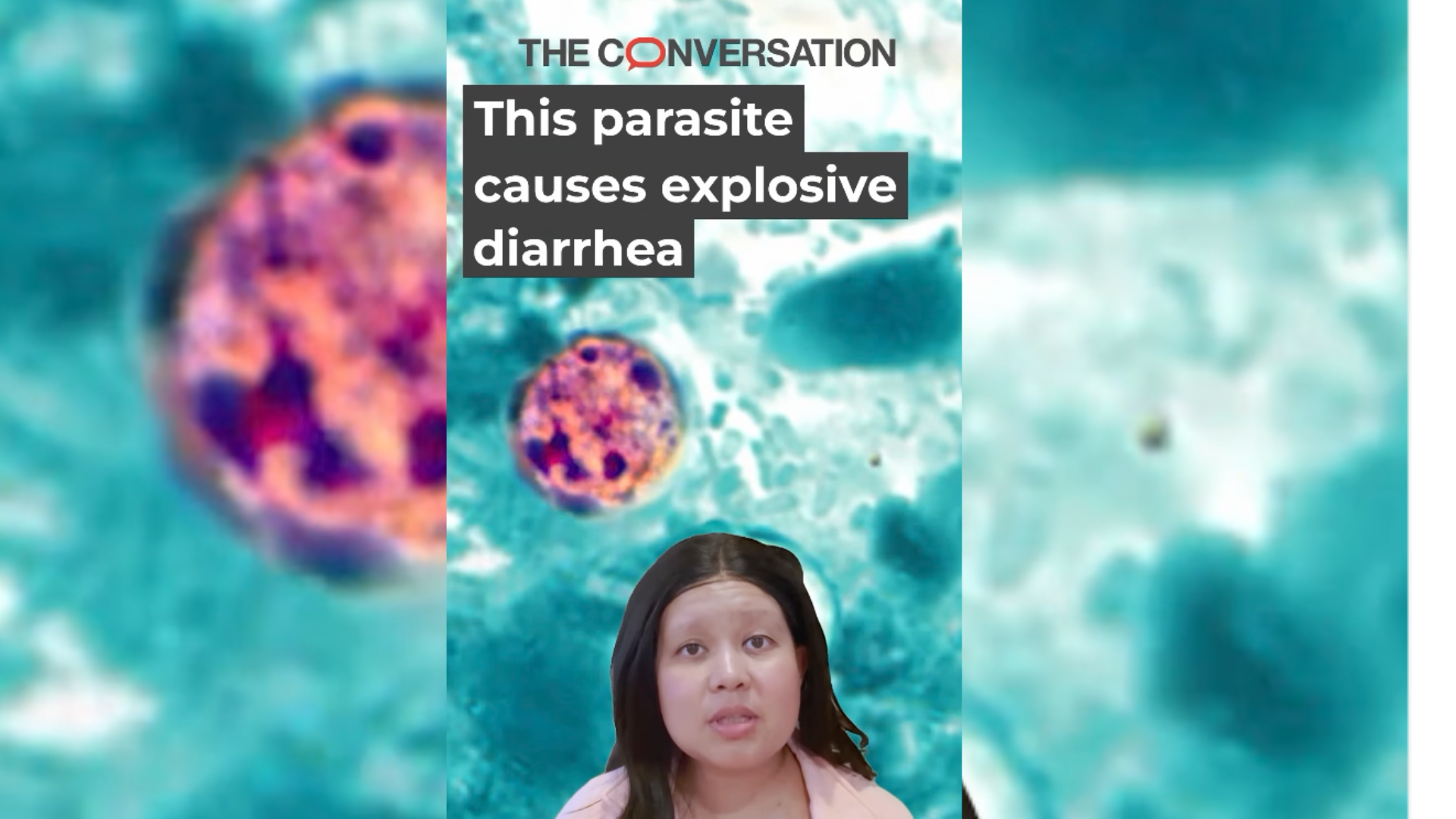 A video explaining how to avoid the food parasite causing an outbreak of “explosive diarrhea”