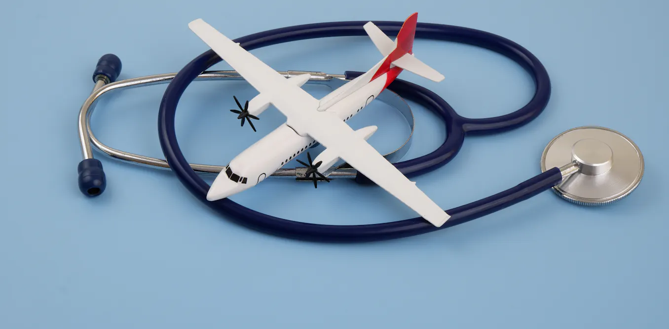 Why air travel can be so hard on the body - The Conversation