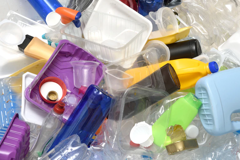 plastic bottles and products