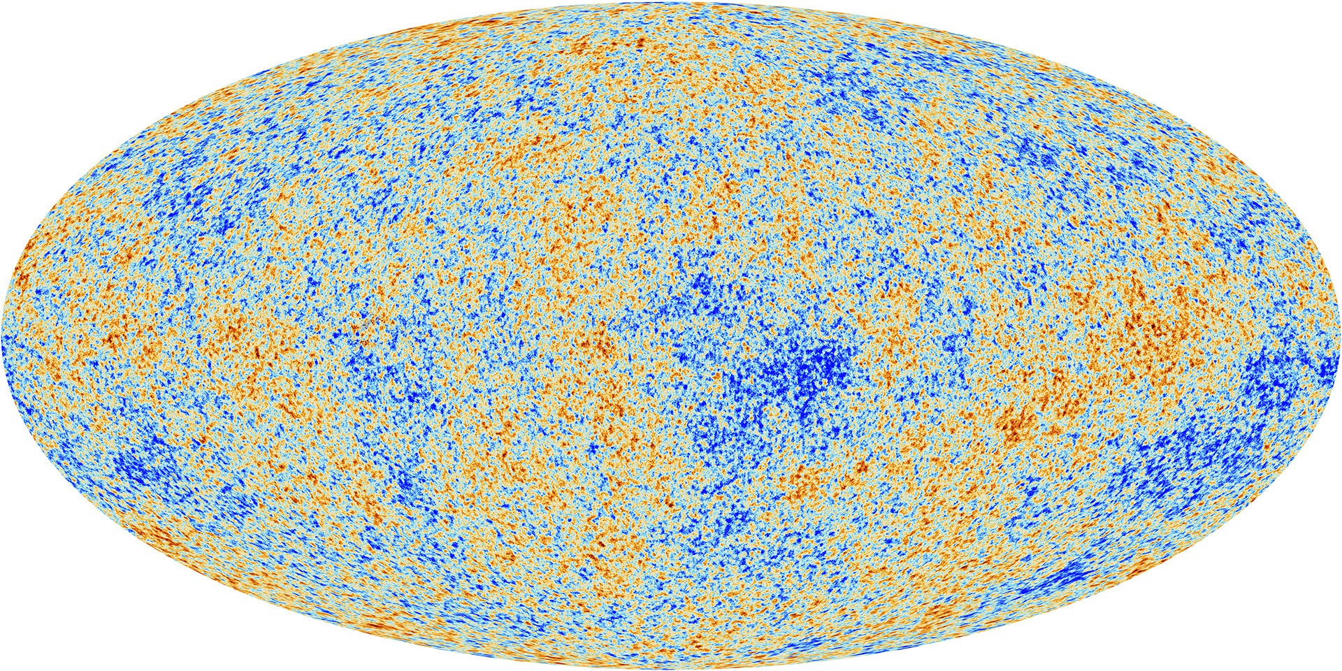 Illustration of the cosmic microwave background.