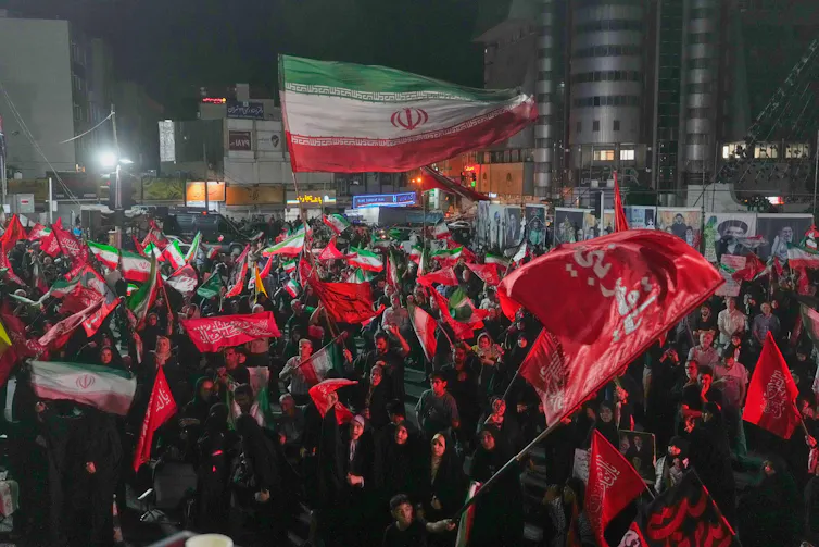 Huge pro-regime demonstration in Tehran, July 17 2026.