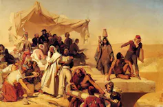Egyptian expedition painting