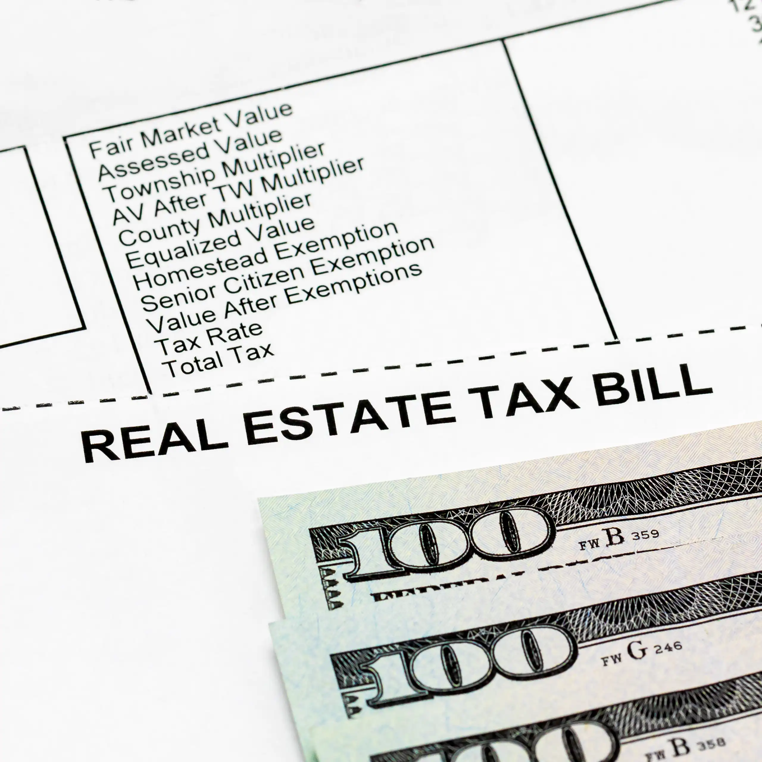real estate tax bill