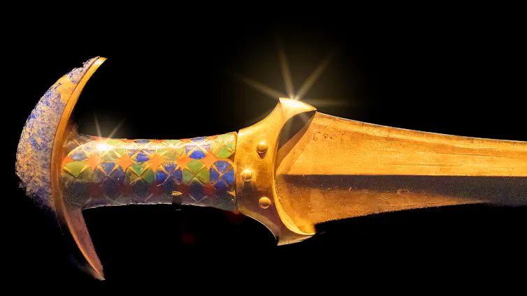 A golden dagger