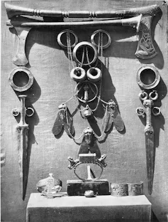 The jewels and weapons of Queen Ahhotep.