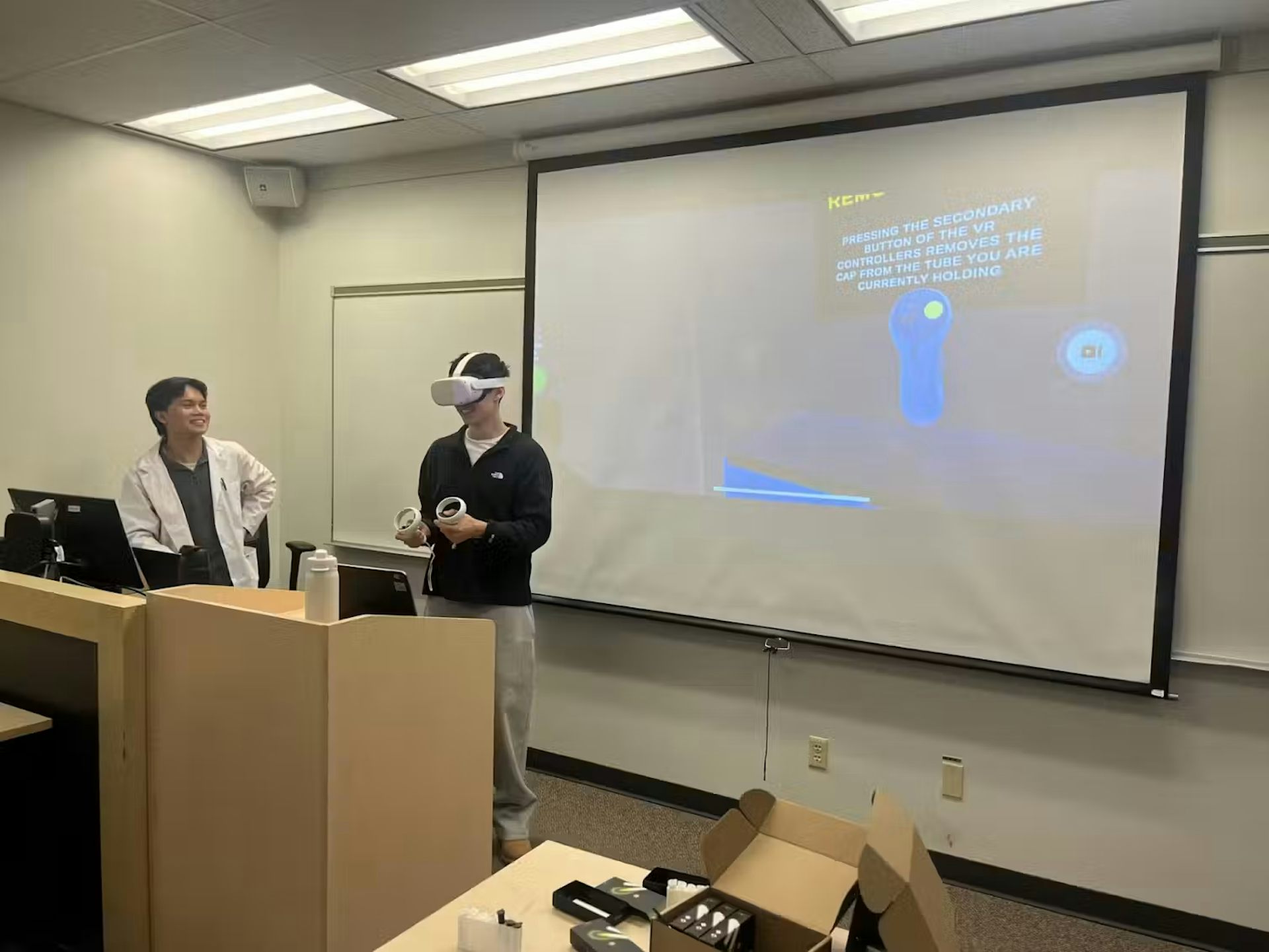 The advantage of virtual reality training is scalability. The same experience can be delivered in many countries simultaneously, without need for travel.