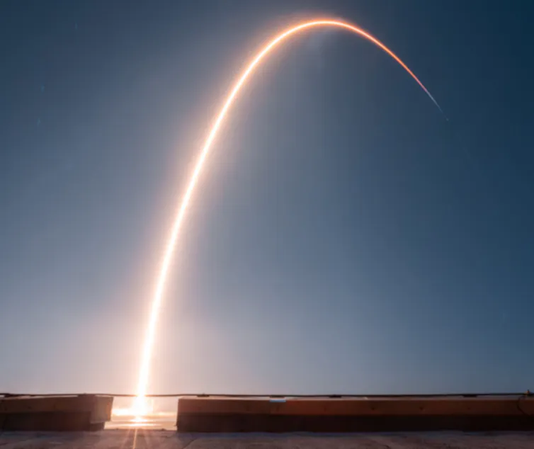 A rocket launch