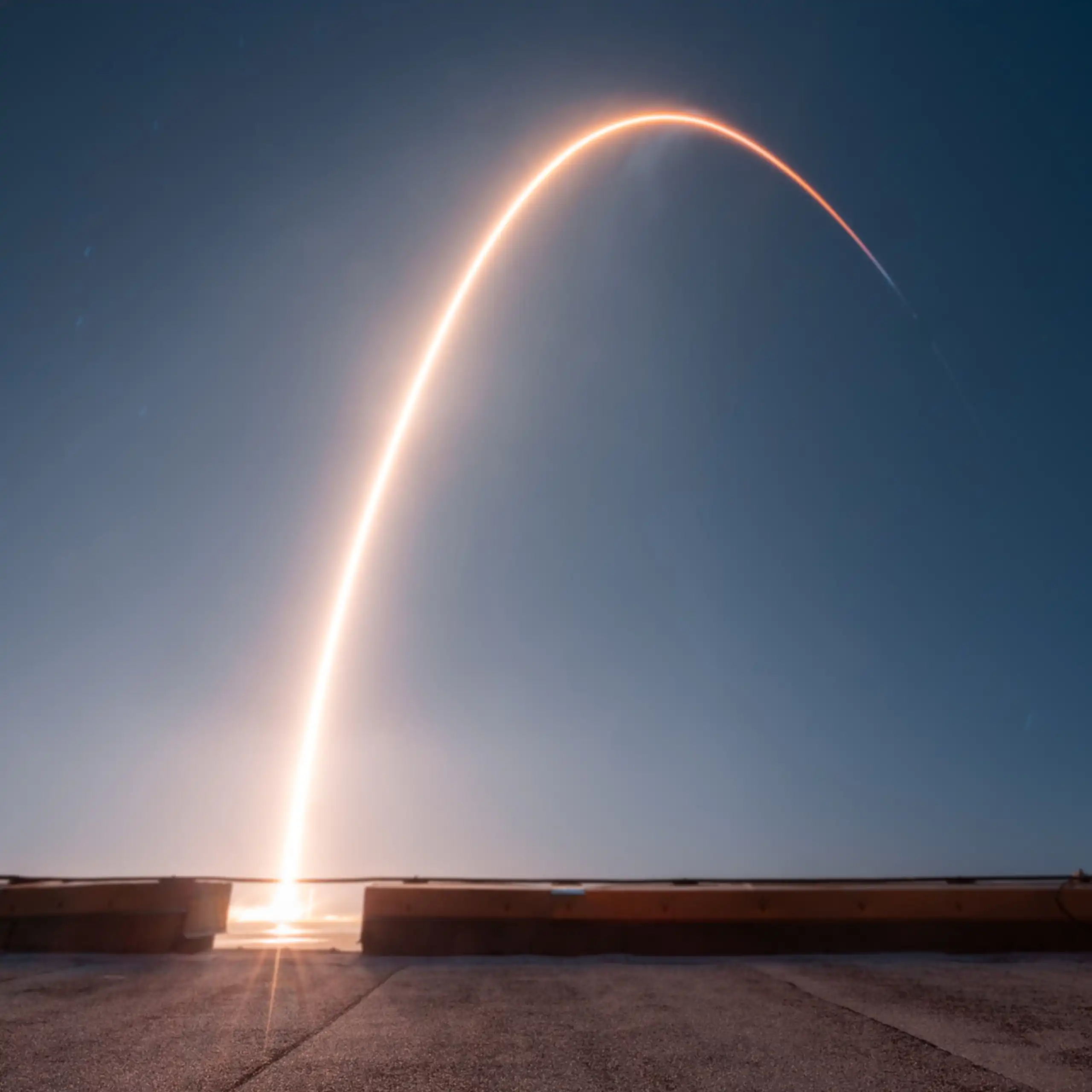 A rocket launch