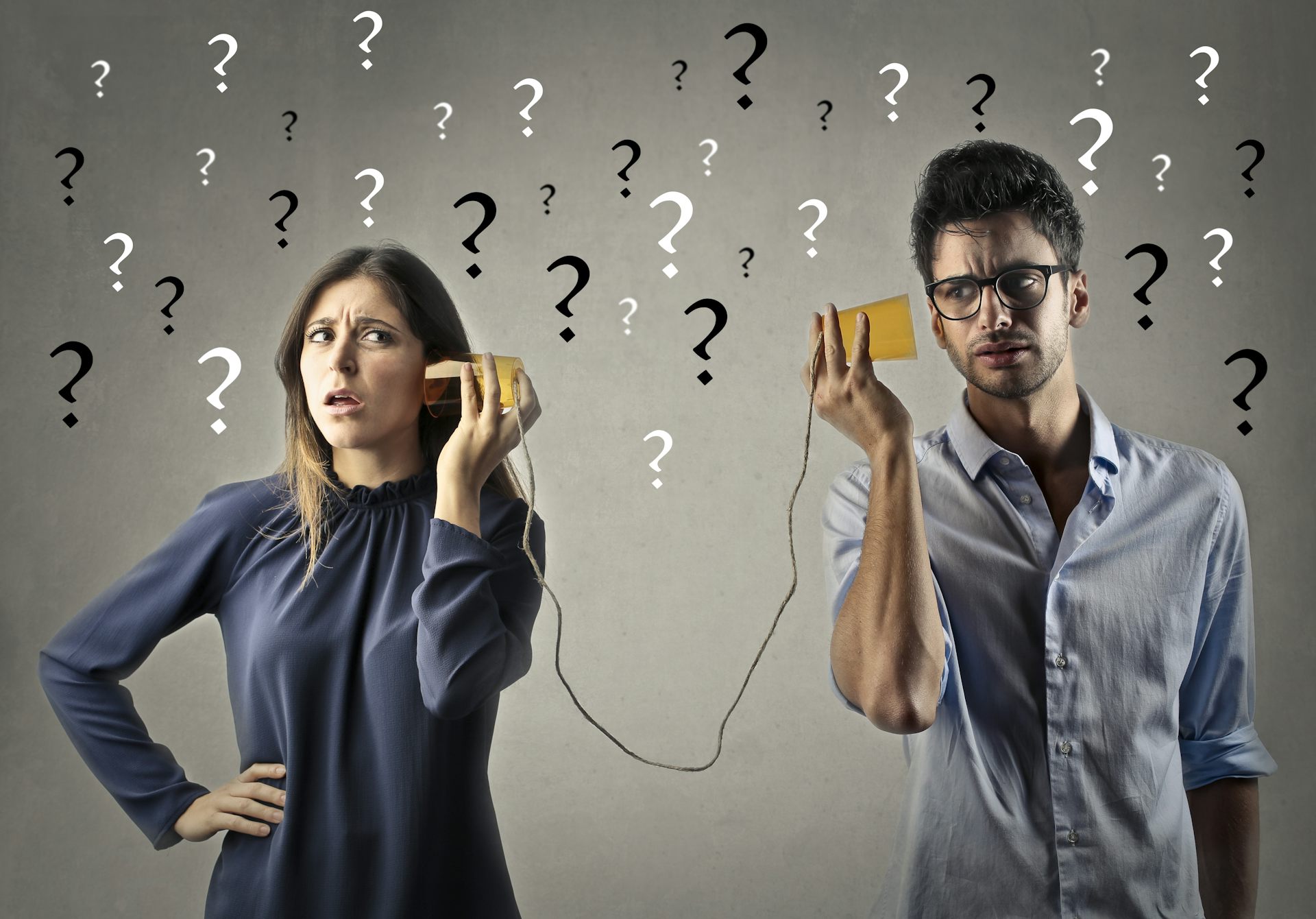 Un homme et une femme ne se comprennent pas