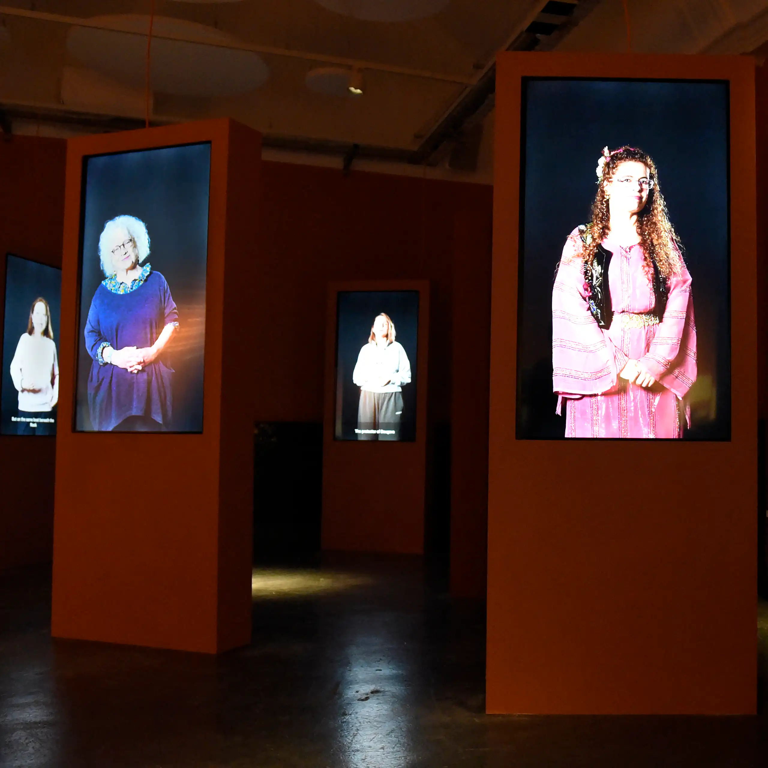 An image of author Jessica Bradley's mother in the exhibition.