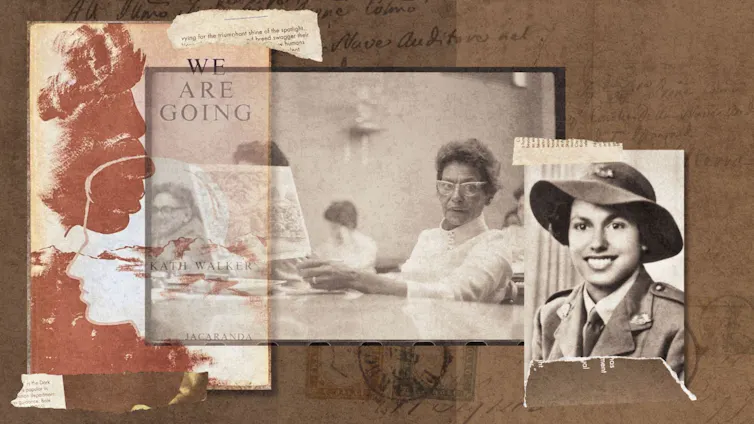 An Aboriginal woman at a desk, and in uniform