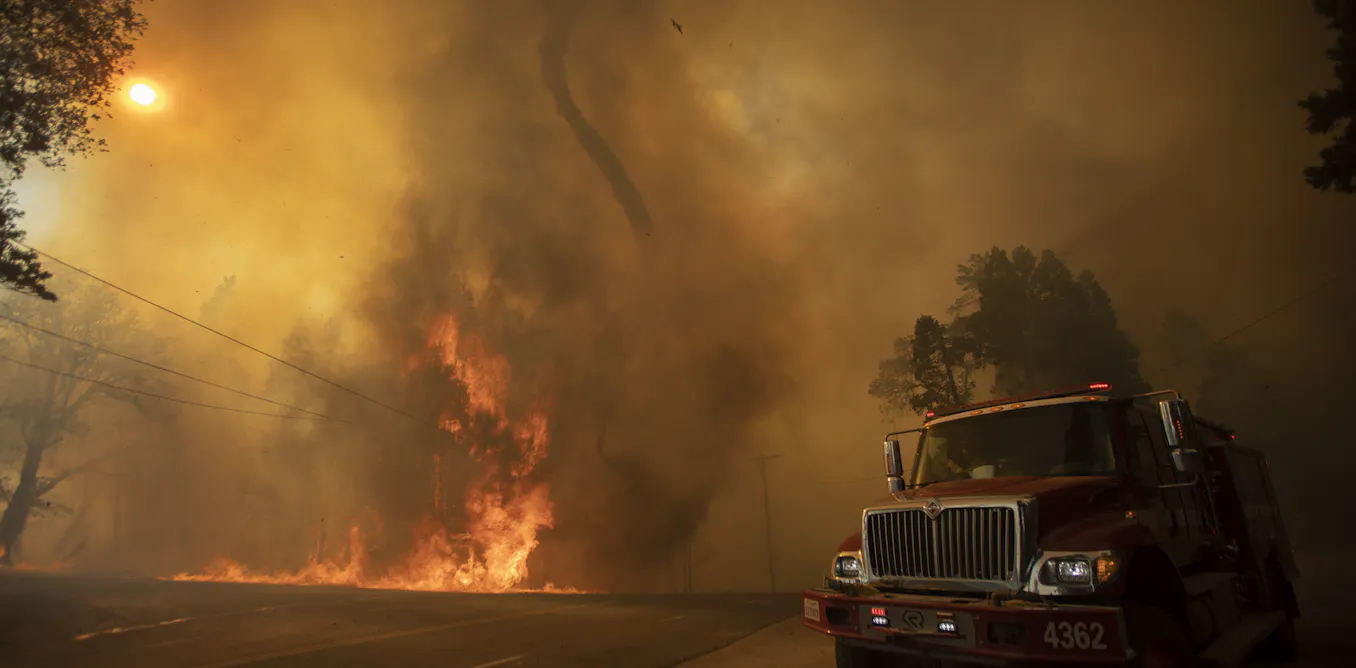 4 ways wildfires generate tornadoes, lightning and other extreme weather, sometimes miles from the flames 4 ways wildfires generate tornadoes, lightning and other extreme weather, sometimes miles from the flames