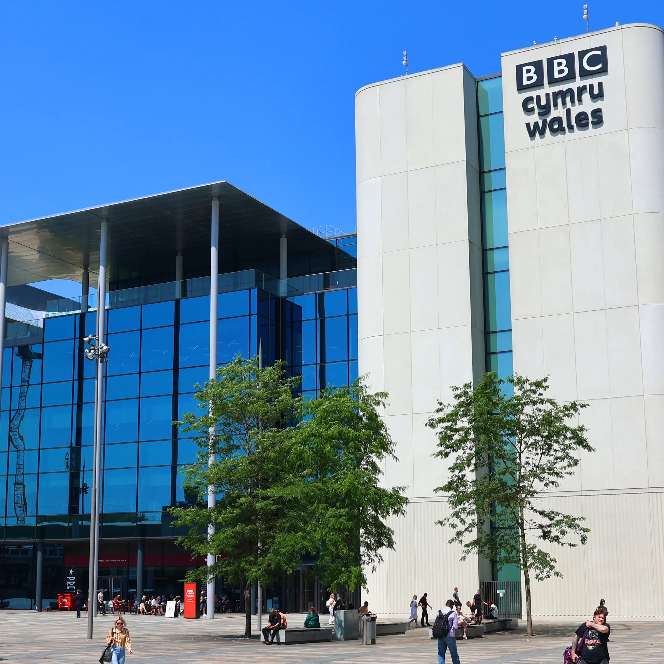 The BBC Cymru Wales headquarters in Central Square, Cardiff.