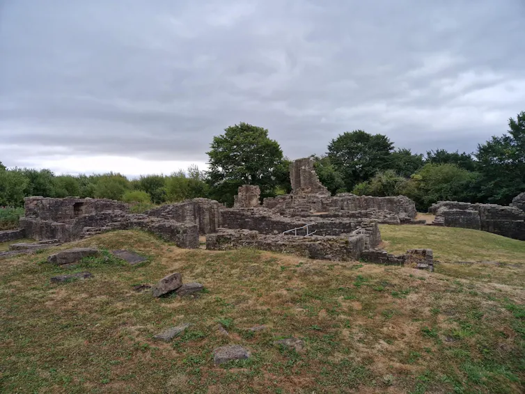 The ruins of Bearpark priory, where the Scottish army camped before the battle