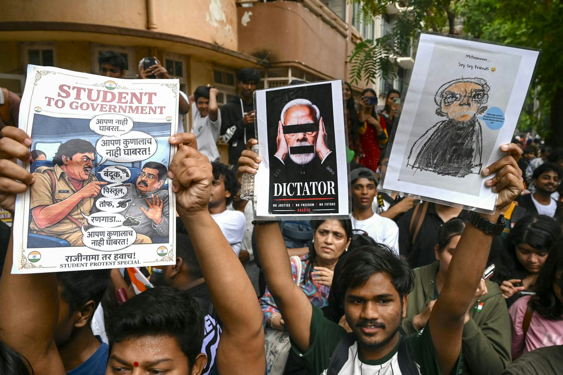 Inde : la crise de la classe moyenne nourrit la colère étudiante