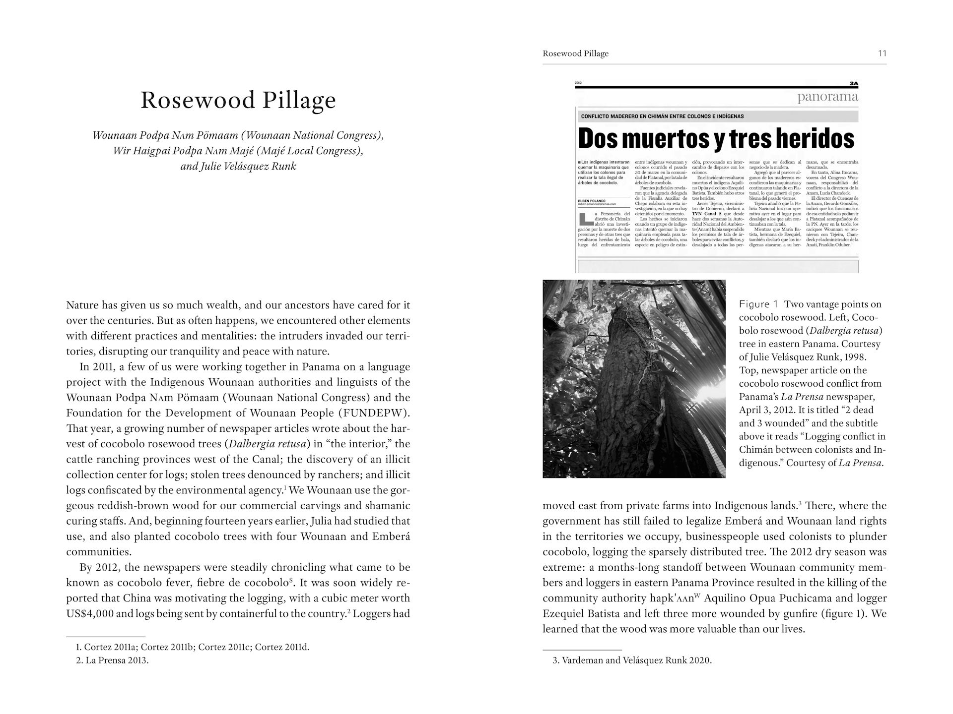 A two-page spread from the book.