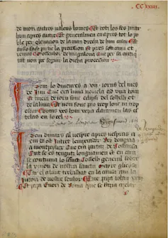 Noticia del eclipse de 1415 en los _Annales occitanes_.