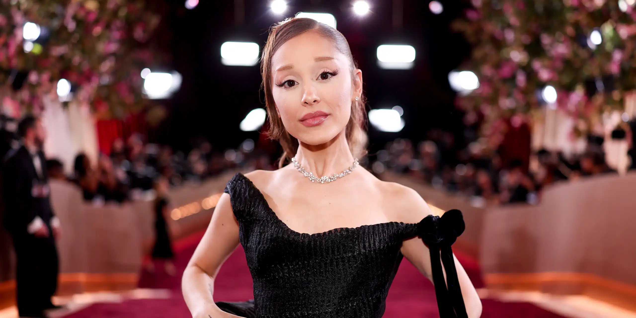 Ariana Grande at the 83rd Annual Golden Globes held at The Beverly Hilton on January 11, 2026
