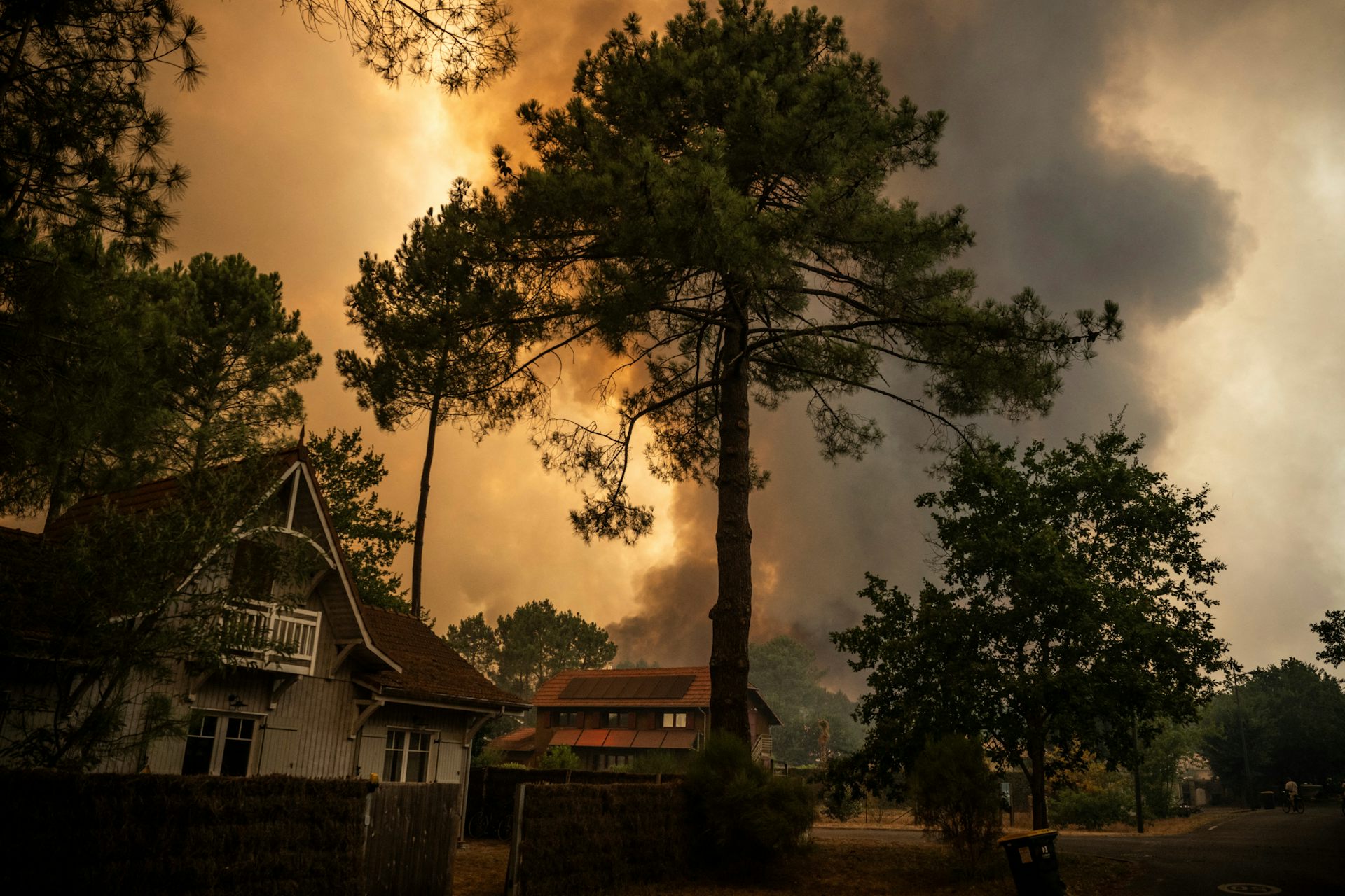 Feu aux alentours de Lège-Cap-Ferret, le 23 juillet 2026