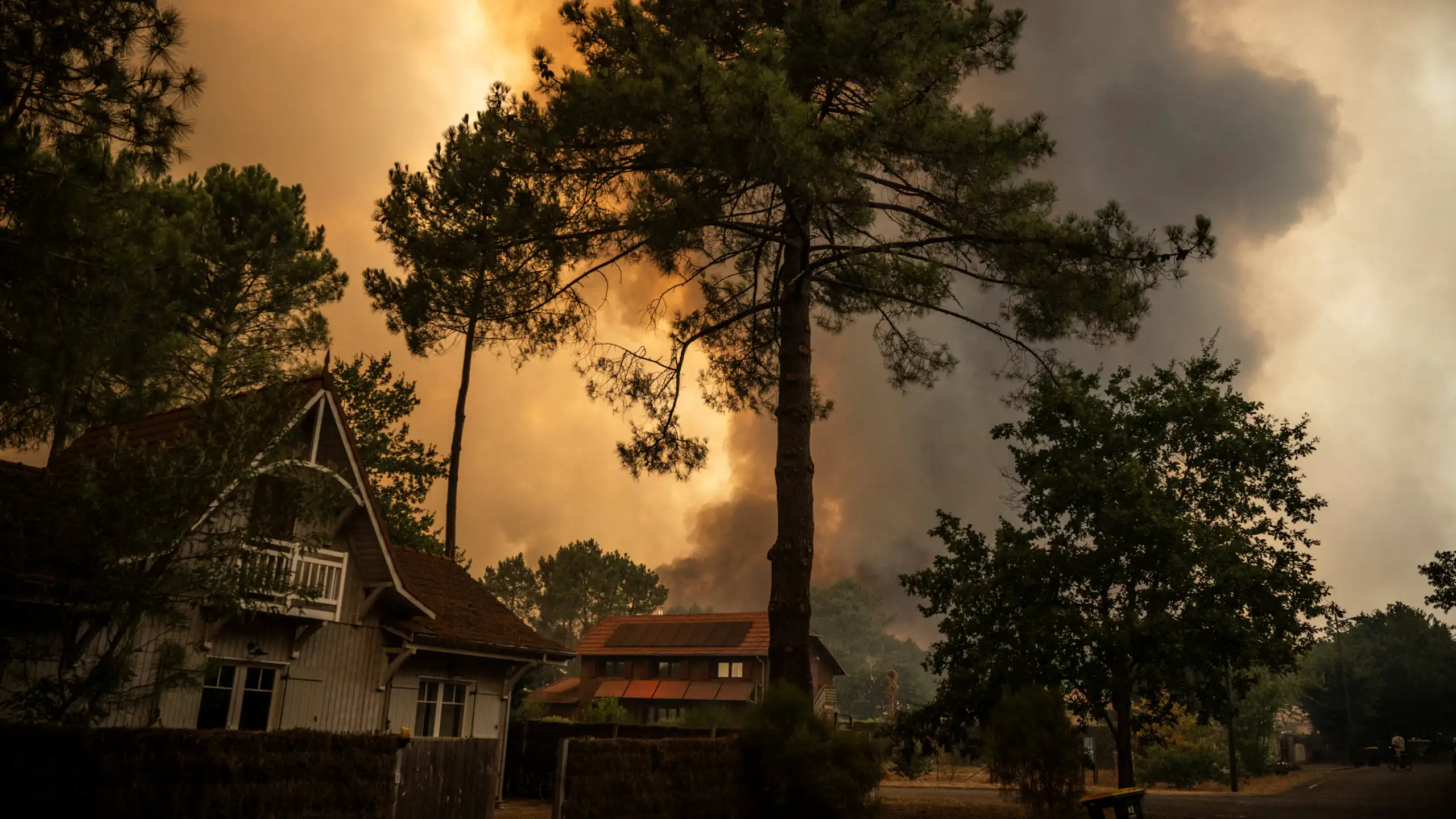 Feu aux alentours de Lège-Cap-Ferret, le 23 juillet 2026