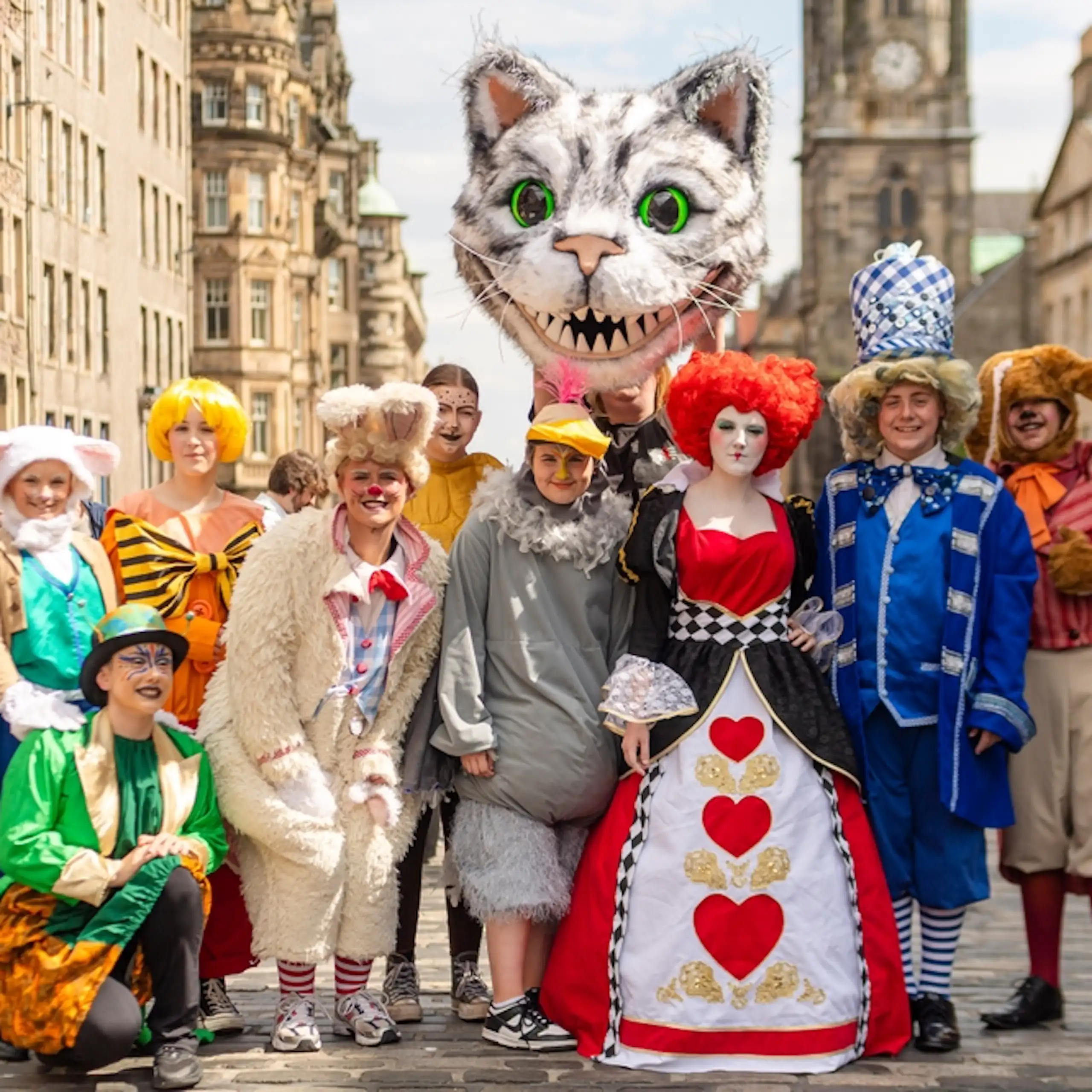 An image of performers at the Edinburgh Festival