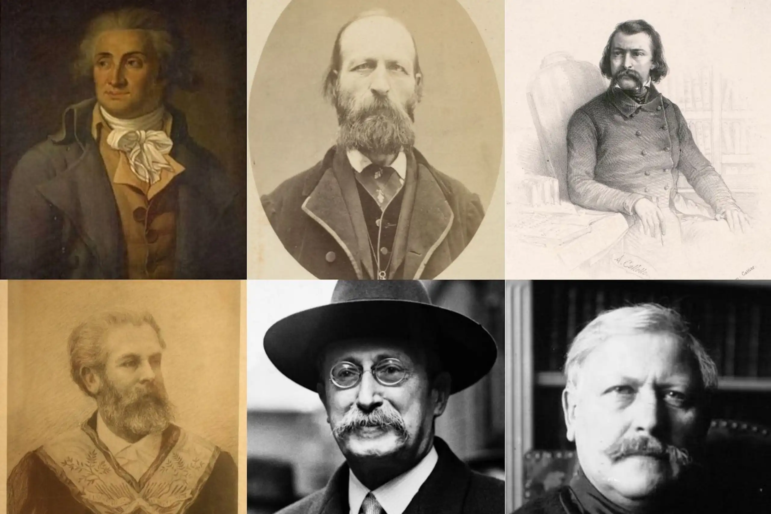 Le philosophe Condorcet, l’inventeur et militant Jules Allix, l’économiste Victor Considérant, le médecin et franc-maçon Georges Martin, le chef du gouvernement sous le Front populaire Léon Blum, l’écrivain Victor Margueritte