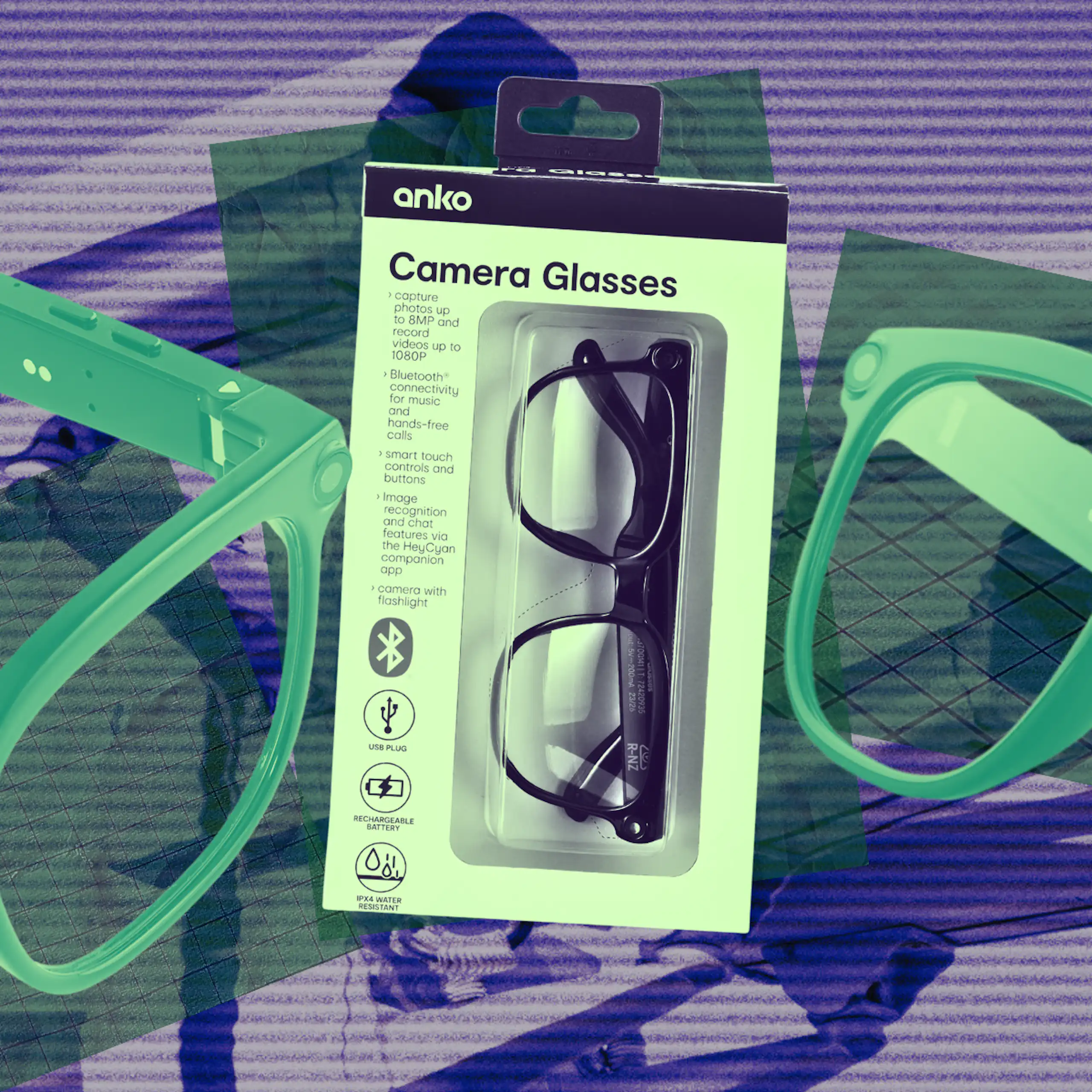 Kmart Anko Camera Glasses in a box